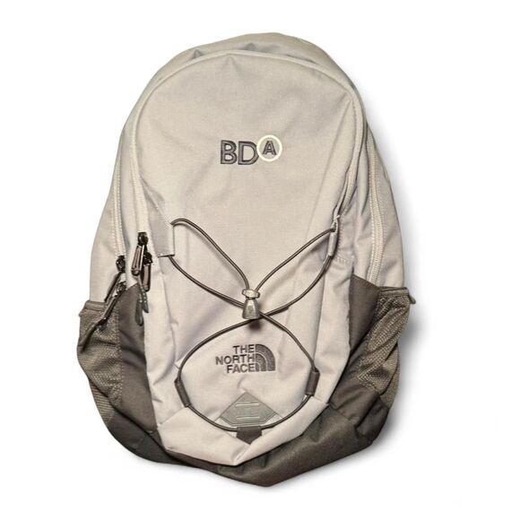 The North Face Daypack Backpack Gray Black Laptop School Hiking Bag - Picture 1 of 8